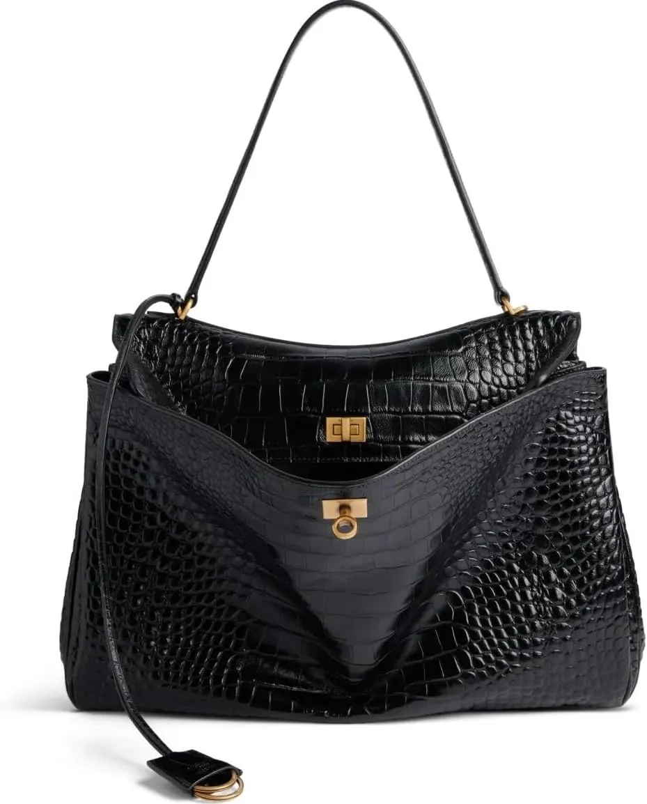 Genuine Leather Fashion Tote Bag for Women Large Capacity Stylish Single Shoulder Classic Top Handle Handbag