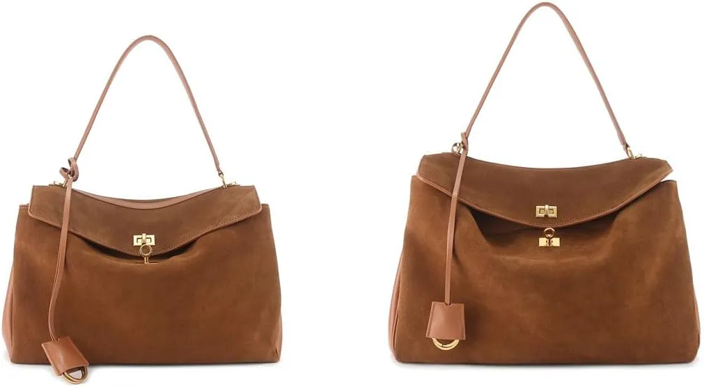 Genuine Leather Fashion Tote Bag for Women Large Capacity Stylish Single Shoulder Classic Top Handle Handbag