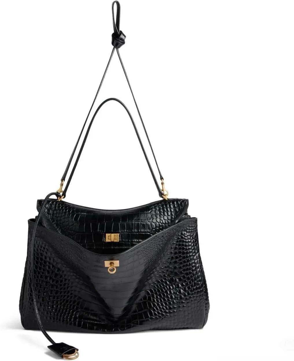 Genuine Leather Fashion Tote Bag for Women Large Capacity Stylish Single Shoulder Classic Top Handle Handbag
