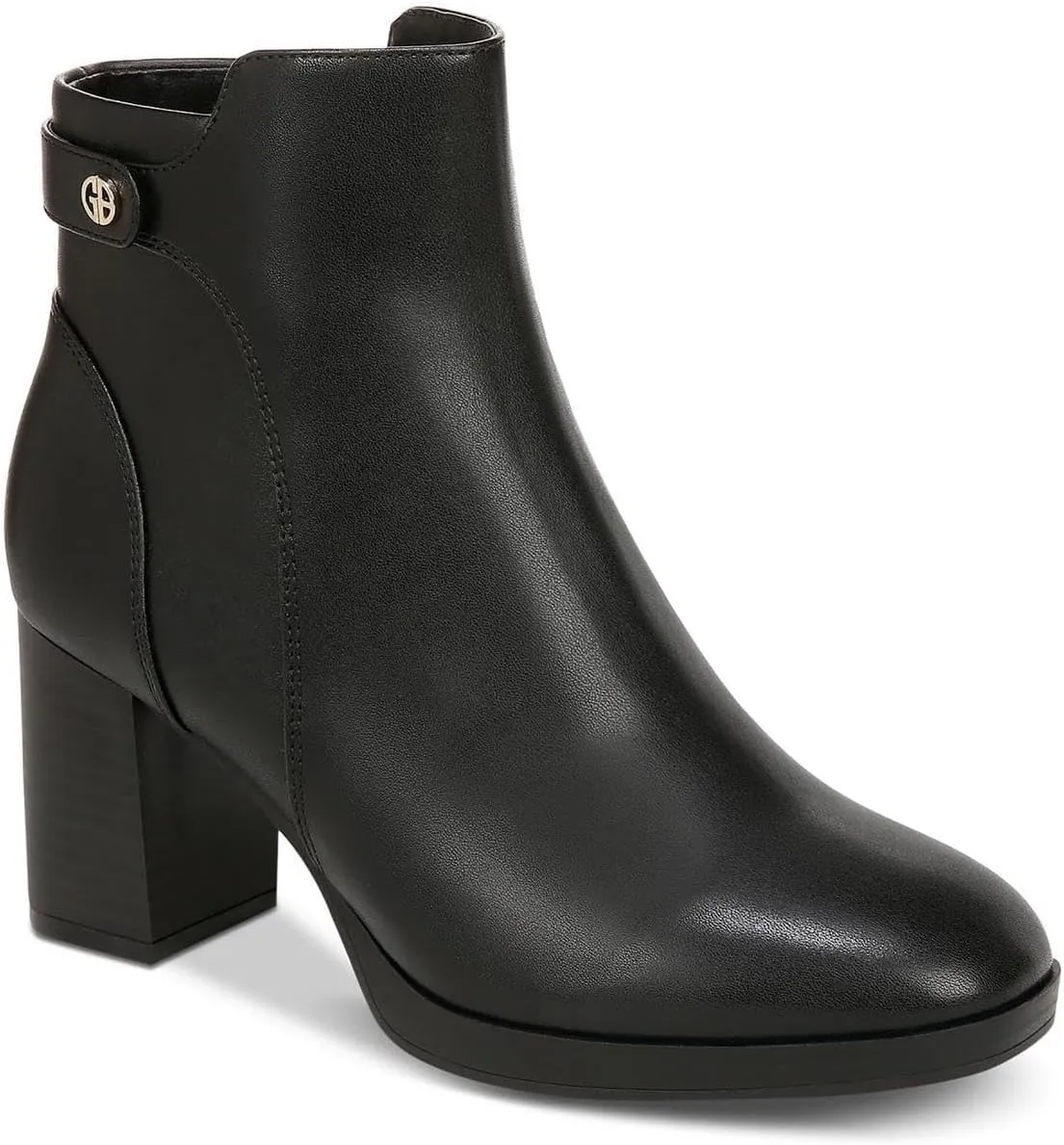 Giani Bernini Womens Sandraa Leather Riding Knee-High Boots