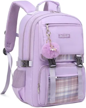 Girls Backpacks 15.6 Inch Laptop School Bag Backpack for Kids Toddler Girl Preschool Bookbags Elementary Travel Daypack