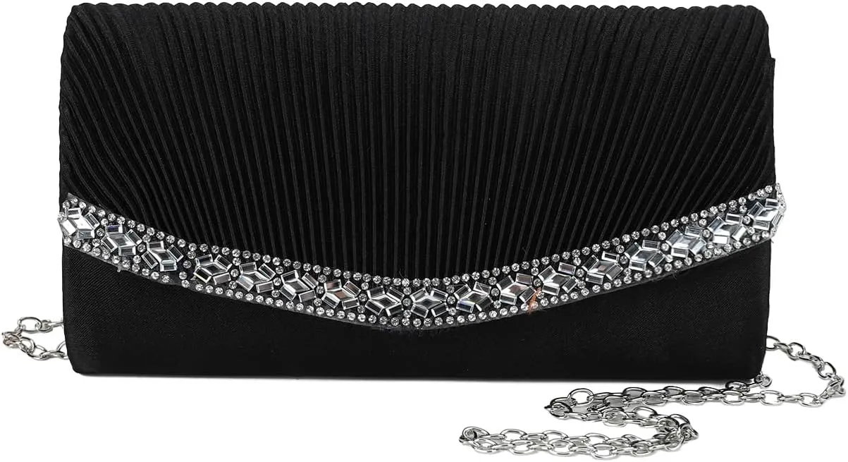 Gladdon Small Clutch Purses for Women Formal Evening Bags Party Wristlet Handbags Wedding Purse