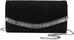 Gladdon Small Clutch Purses for Women Formal Evening Bags Party Wristlet Handbags Wedding Purse