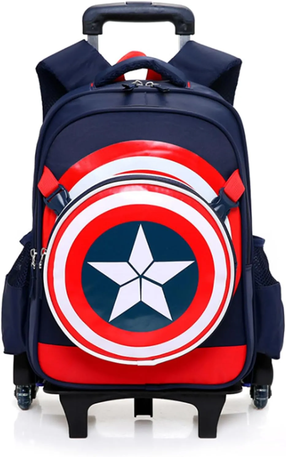 GLOOMALL Cartoon Six Wheels Trolley Case School Bags Boy Oxford Cloth Vacation Backpack
