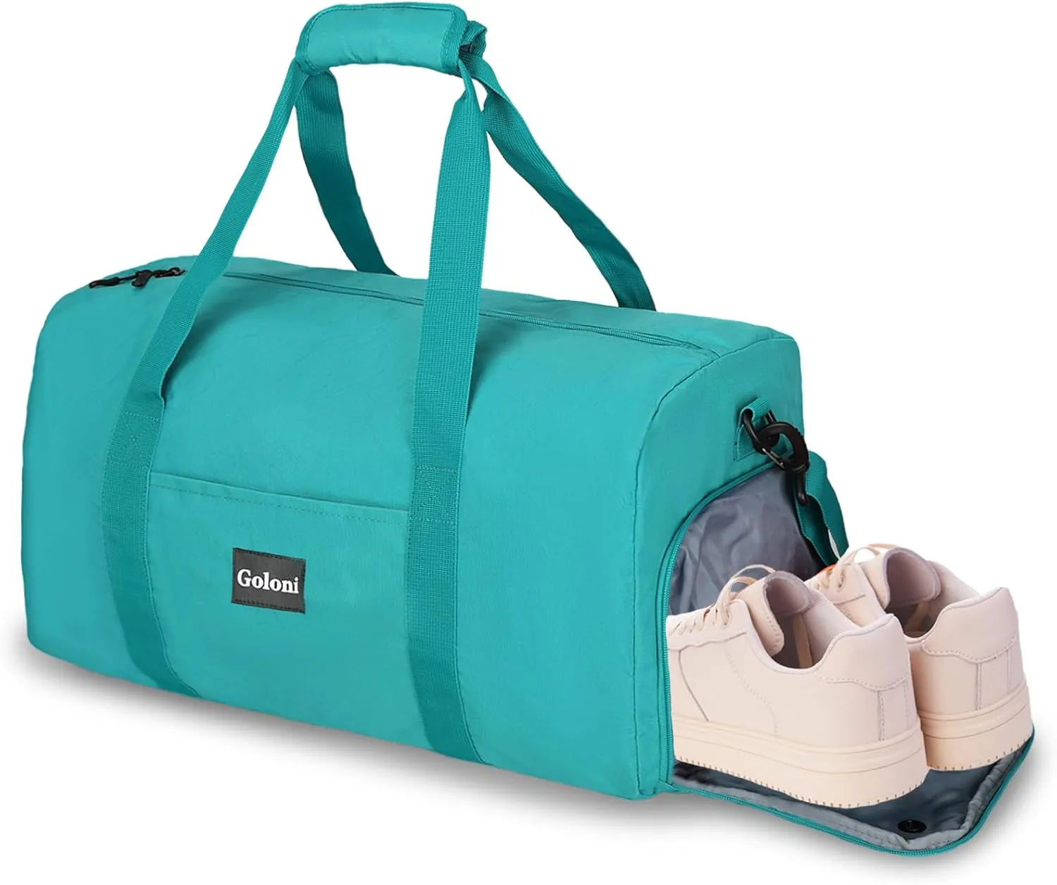 Goloni Cute Duffle Bag for Women, Gym Bag with Shoe Compartment, Lightweight Weekend Travel Duffel Bag,Overnight Bag with Wet Pocket