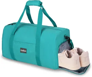 Goloni Cute Duffle Bag for Women, Gym Bag with Shoe Compartment, Lightweight Weekend Travel Duffel Bag,Overnight Bag with Wet Pocket