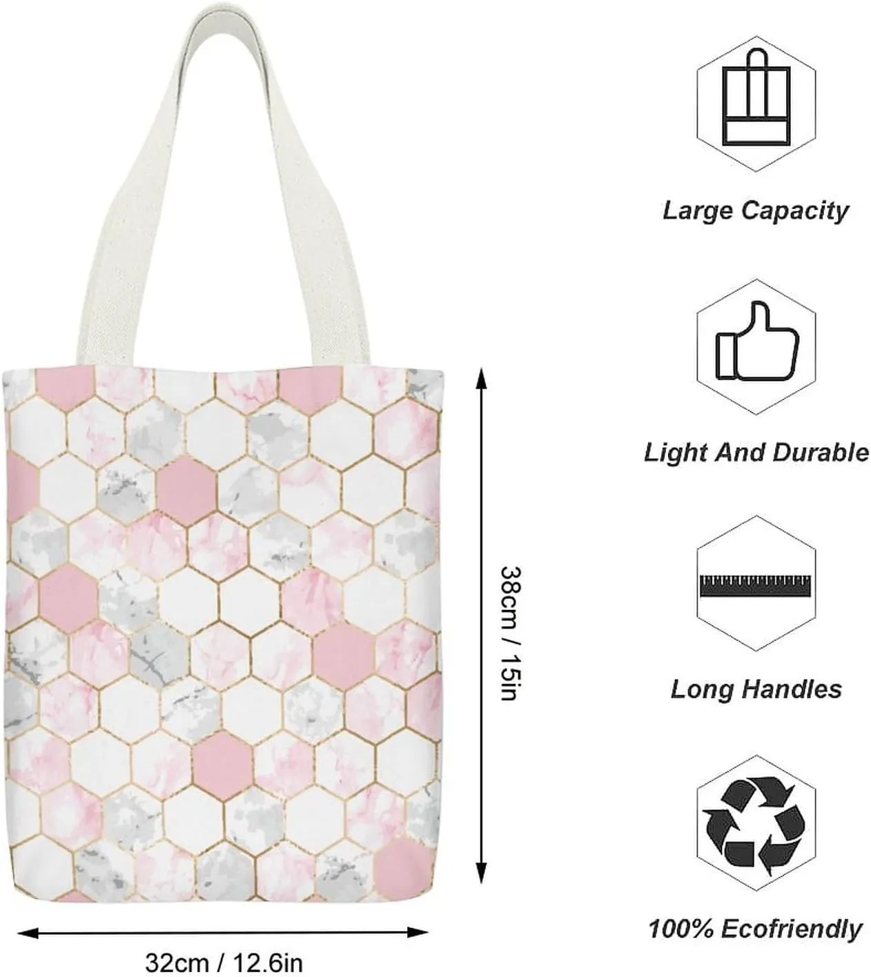 Gothic Magic Witch Witchy Large Capacity Stylish Canvas Tote Bag