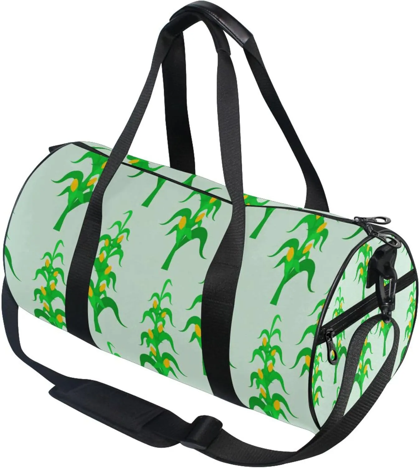Green Corn Field Gym Duffle Bag Women Men Sports Fitness Bag for Travel Workout Gymnastics Dance Ballet
