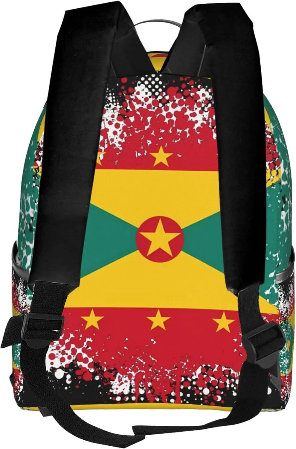Grenada Flag Casual Backpacks Laptop Backpack Carry-on Daypack Sports Travel Rucksack Lightweight Working Bag for Outdoor Hiking Cycling Walking
