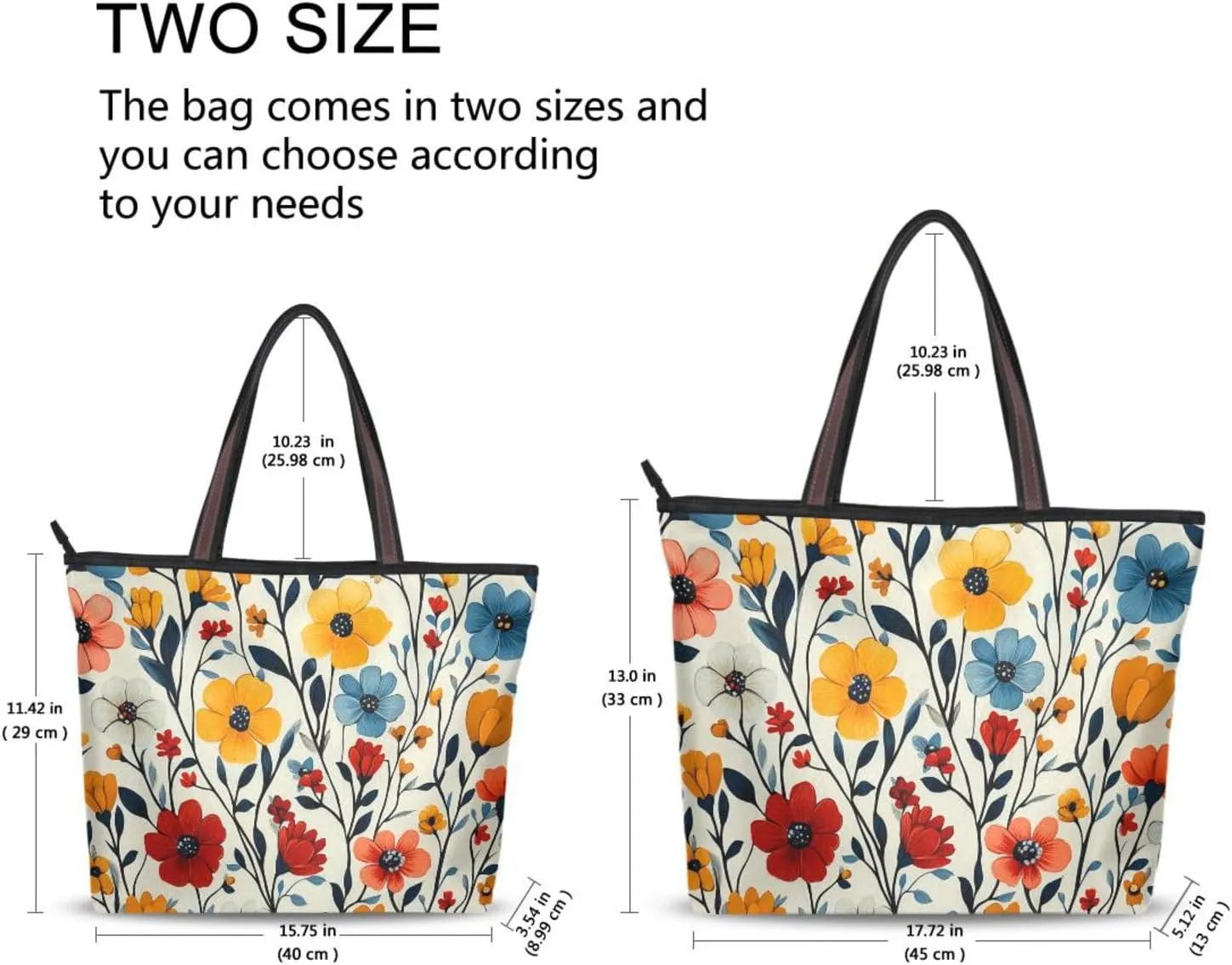 GuoChe Silk Fabric Zippered Tote Bag Women Convenient Tote Handbags for Women for Everyday & Travel