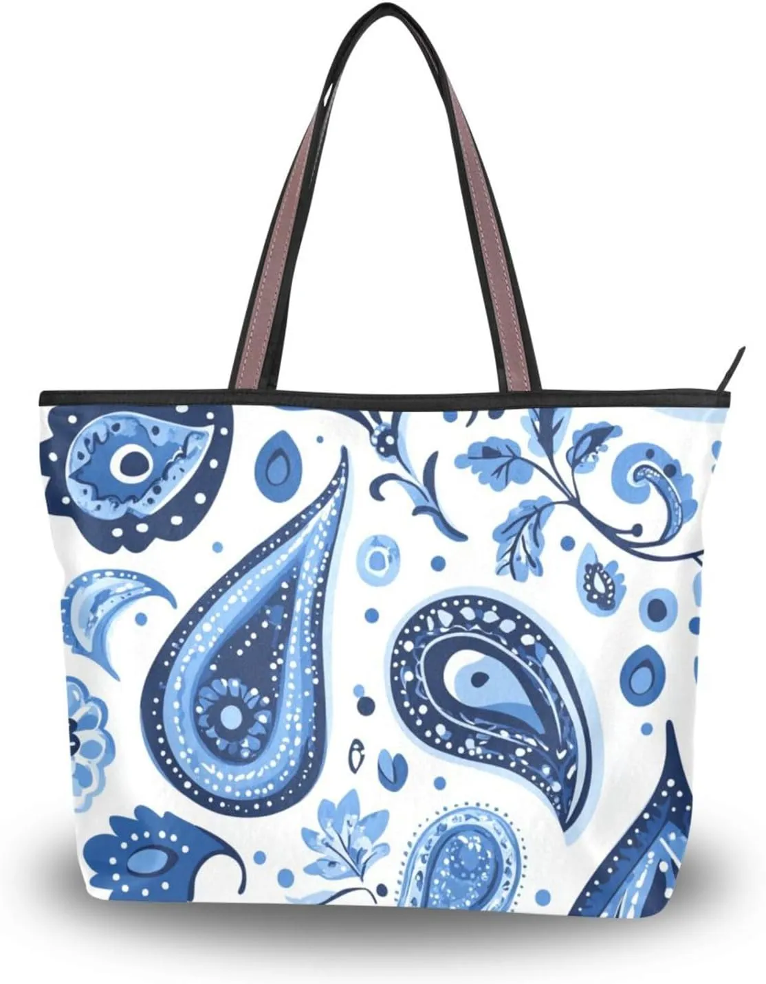 GuoChe Silk Fabric Zippered Travel Tote Bag Trendy Large Purses And Handbags for Prom Engagement Cocktail Party Wedding