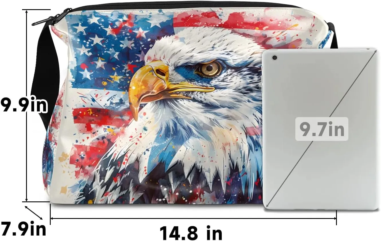 Gym Bags for Men 14.8 Inch Lightweight Carry On Bags for Airplanes Waterproof Duffle Bag for Travel, America Color Flag Pattern