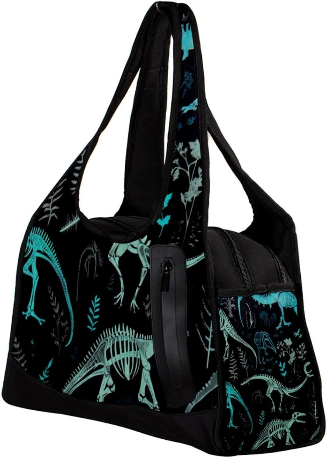 Gym Bags for Men,Travel Duffel Bags for Women,Animal Bones Dinosaur Skeletons,Workout Bag