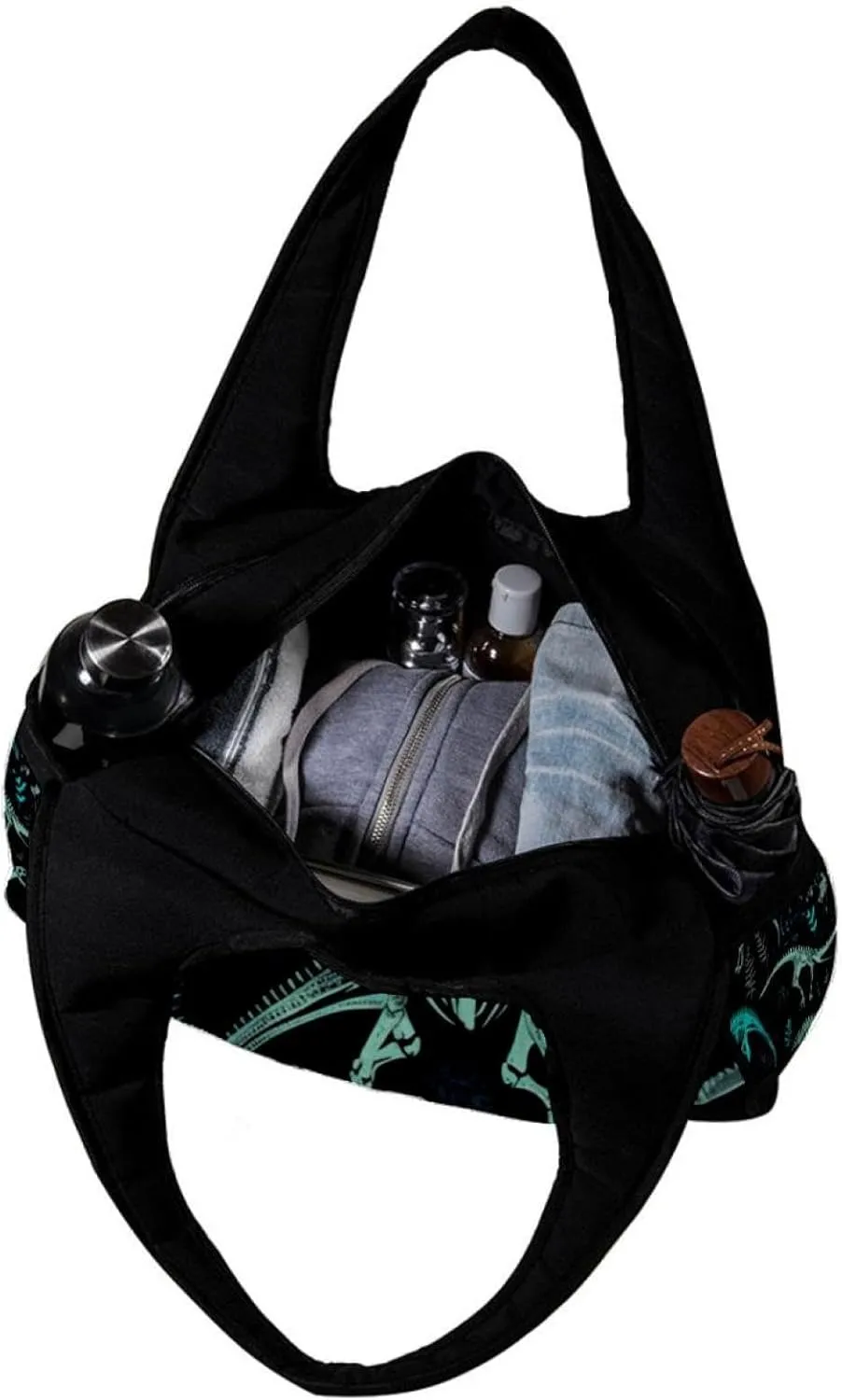 Gym Bags for Men,Travel Duffel Bags for Women,Animal Bones Dinosaur Skeletons,Workout Bag