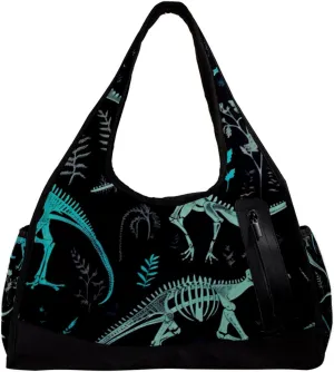 Gym Bags for Men,Travel Duffel Bags for Women,Animal Bones Dinosaur Skeletons,Workout Bag