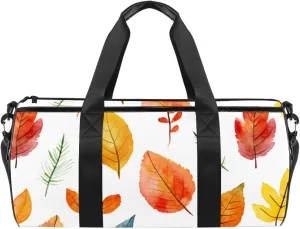 Gym Bags for Men,Travel Duffel Bags for Women,Colorful Leaves Autumn,Workout Bag
