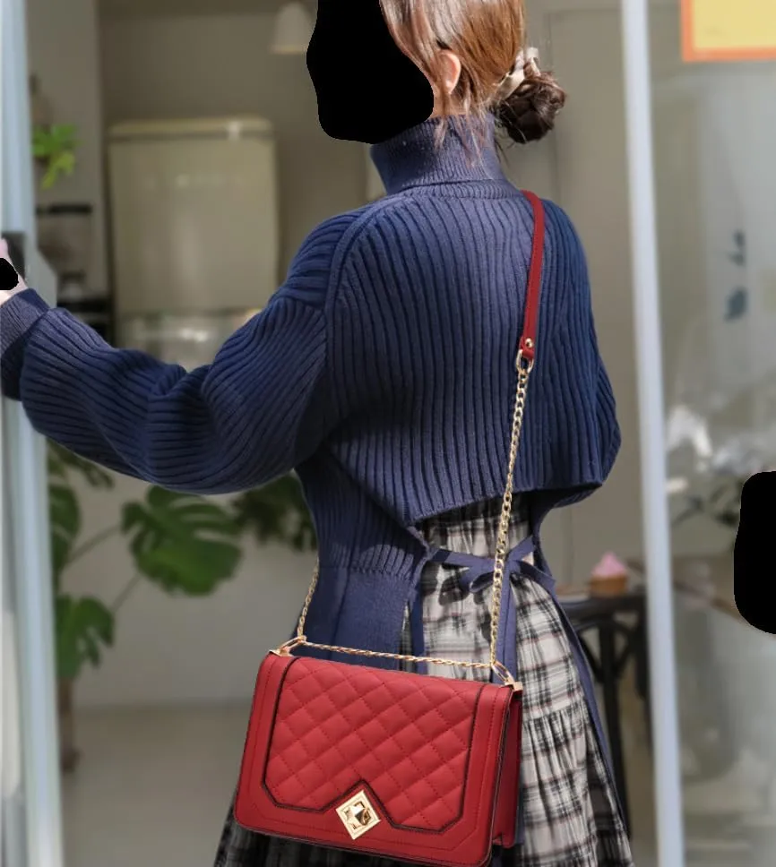 Hanbella Small Crossbody Bags for Women and Girls, Cute PU Leather Purses and Handbags for Teens, Women's Wristlet Clutch