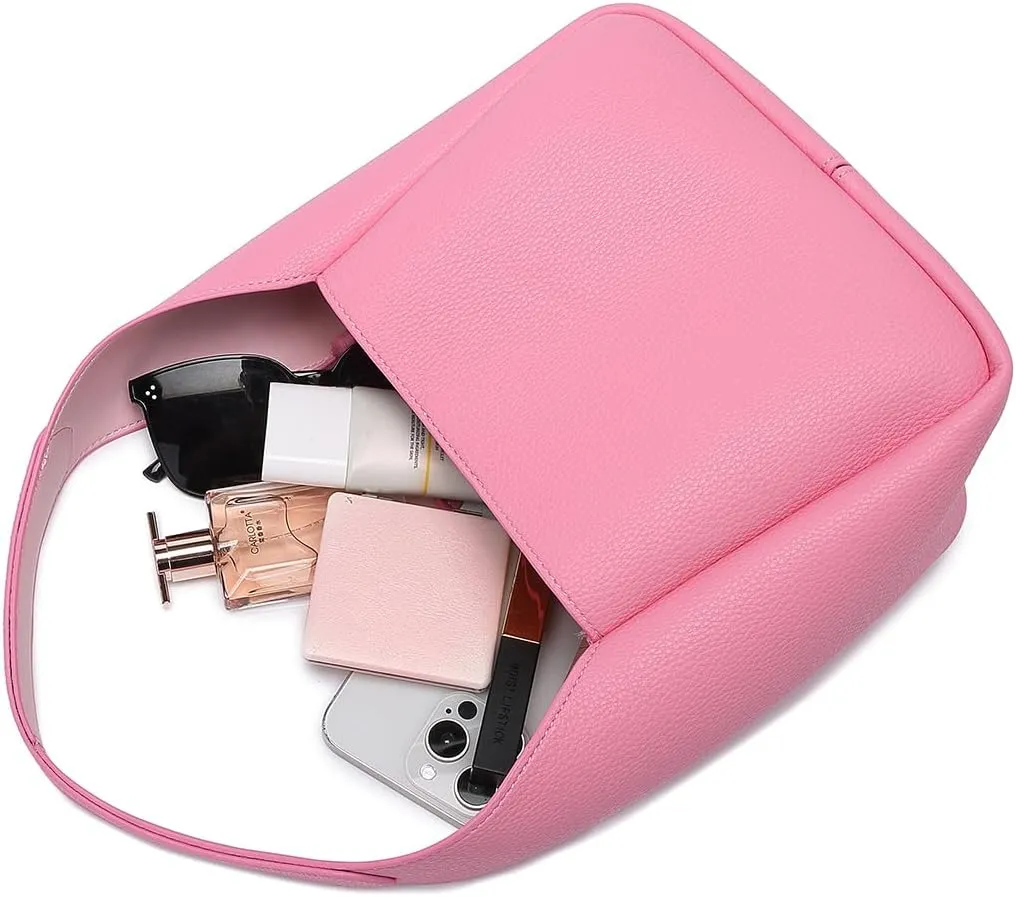 Handbag Chic Vegan Leather Tote Bag for Women Daily Carryall Magnetic Buckle Large Capacity