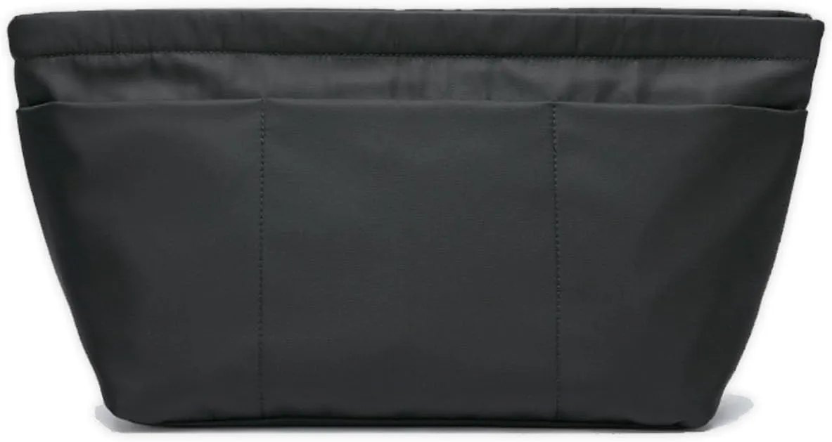 Handbag Organizer Insert Bag Tote Shaper Bag Large Purse Organizer Insert Lightweight & Durable Nylon inner bag (L, black)