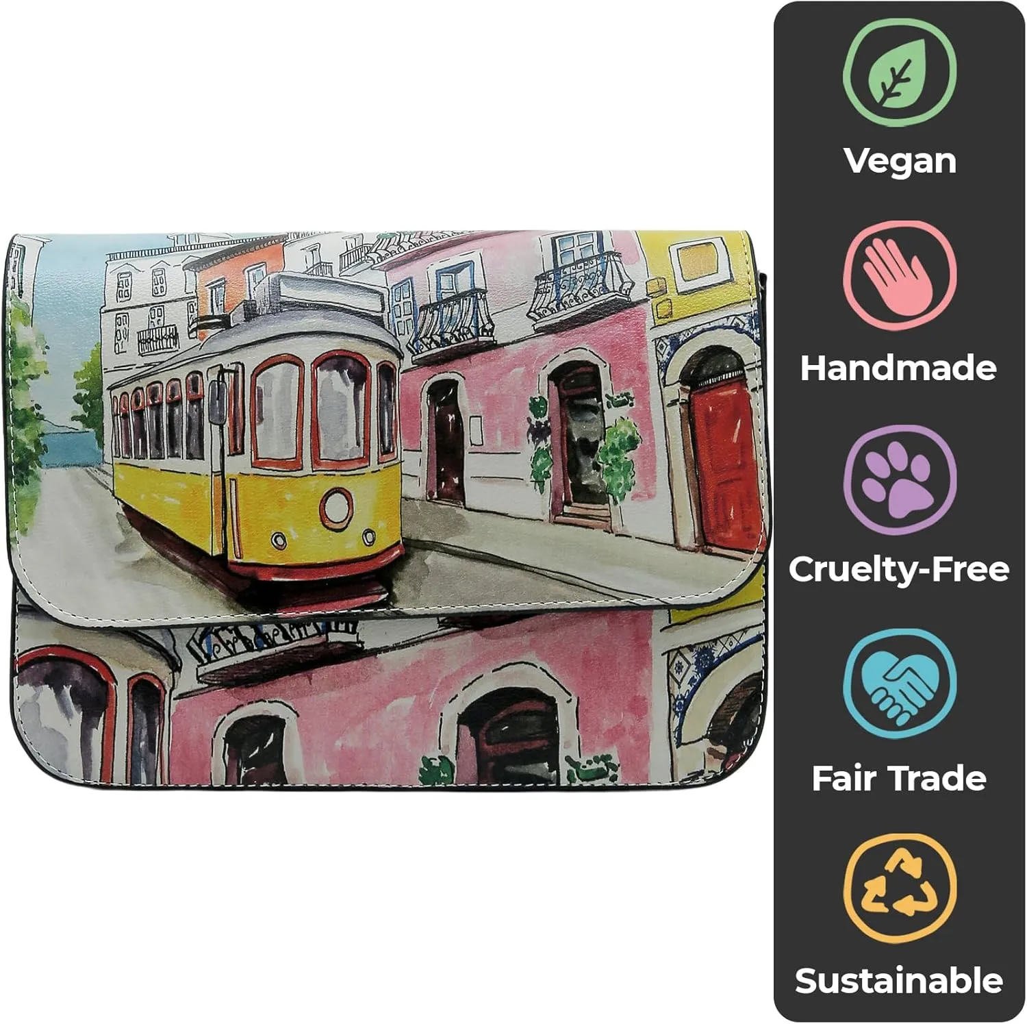 Handbags for Womens - Handmade, Vegan Leather and Unique Design Crossbody Bags for Women