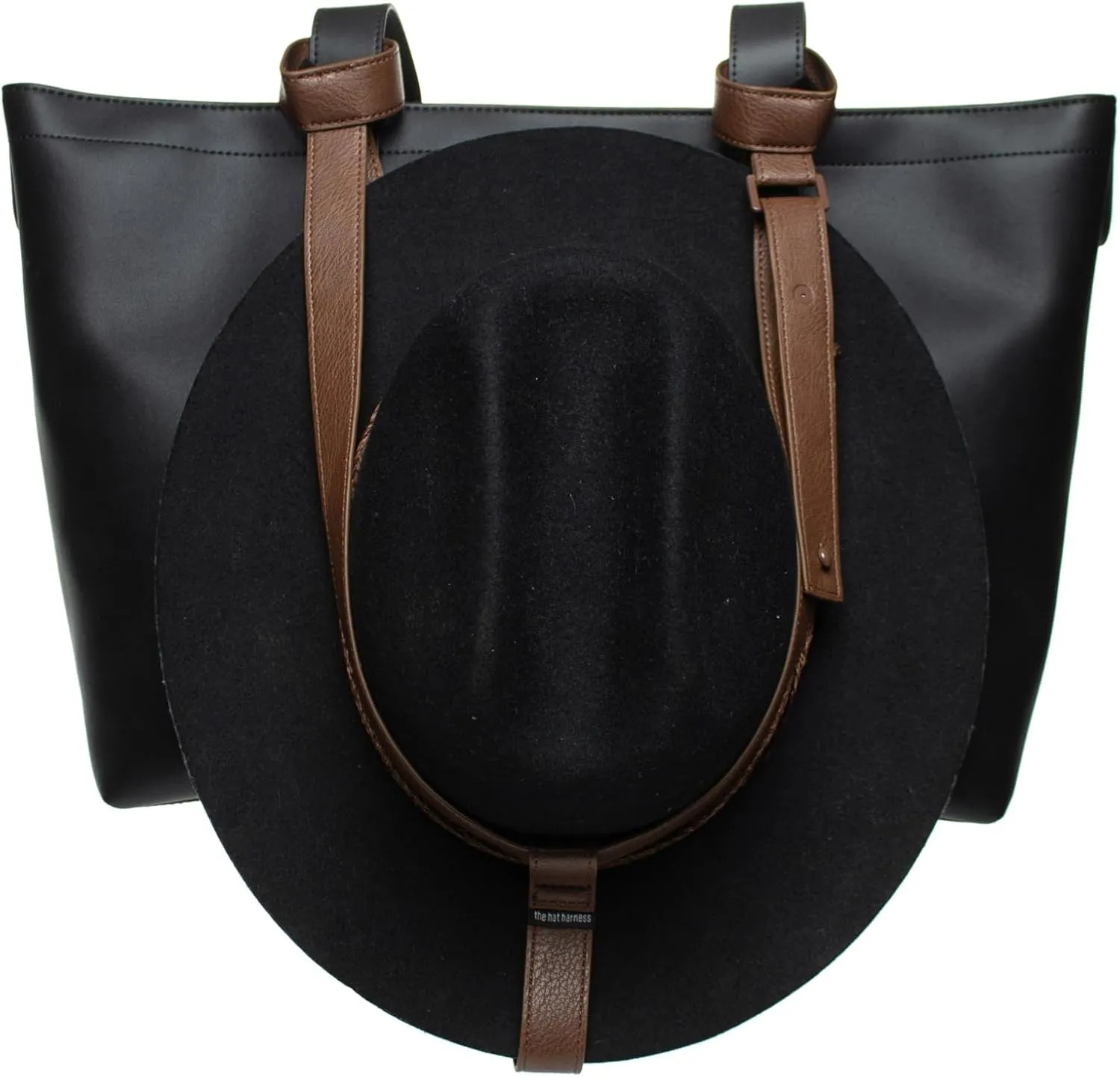 Hat Holder for Travel- Stylish Durable Travel Accessory Designed for Purses, Totes, Bags, Backpacks, Luggage & More | Fits Multiple Hats and Cowboy Hats with Thick or Curved Brims