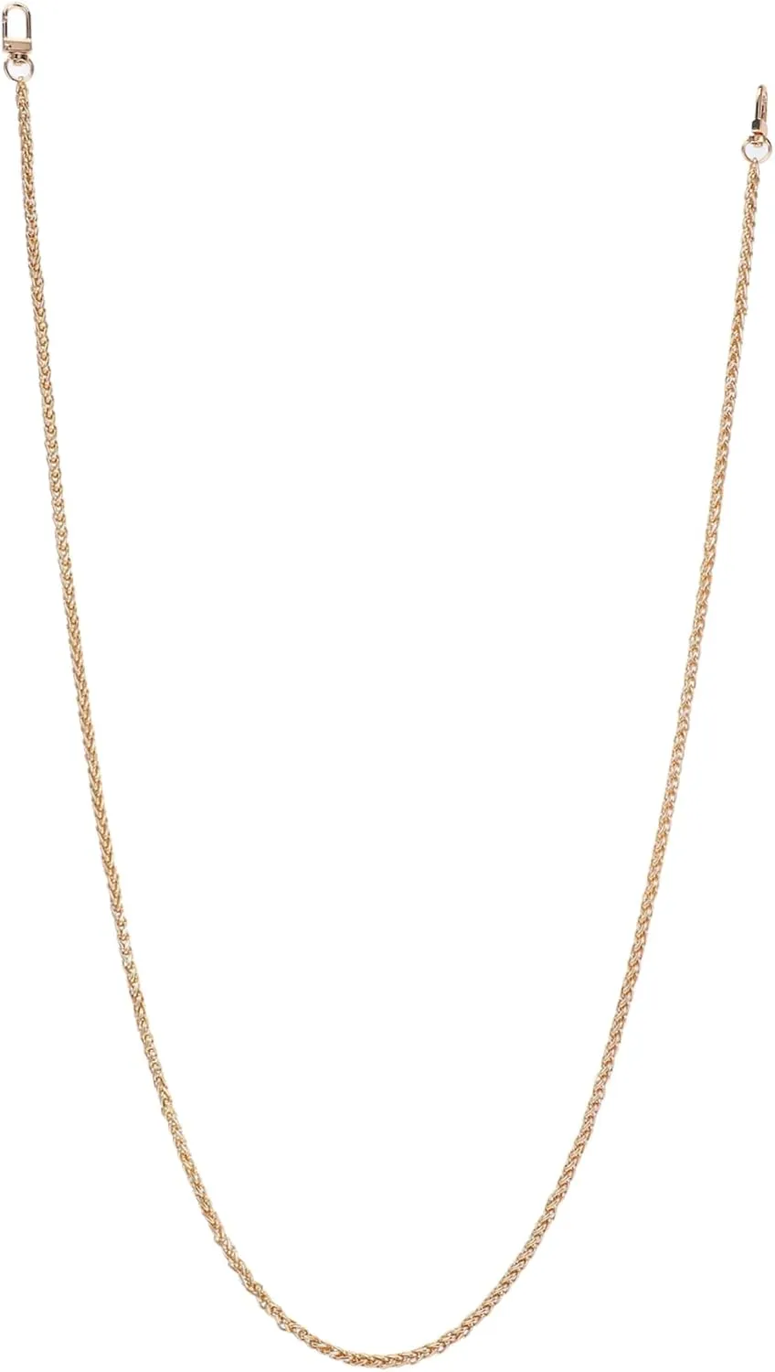 HEALSOPTHY Stylish Metal Bag Chain Crossbody Strap Shoulder Chain for Purses and Easy to Replace (Rose Gold)