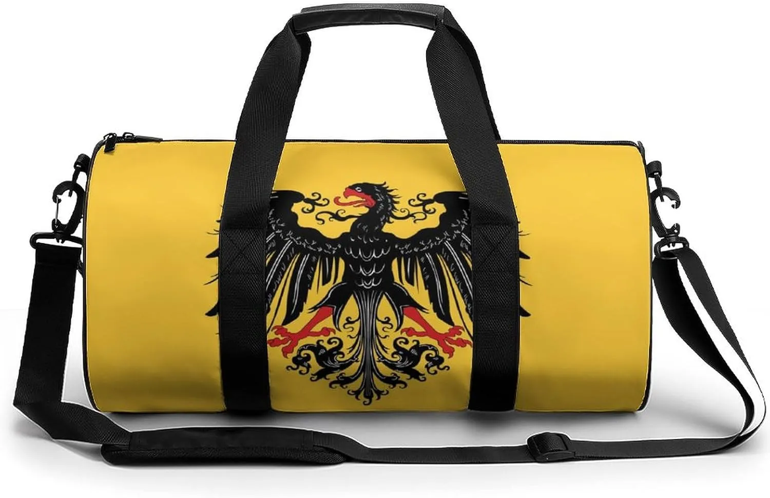 Historical Flag of Holy Roman Empire Small Gym Bag for Men Women Swim Dance Travel Tote Duffle Bags with Shoulder Strap
