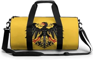 Historical Flag of Holy Roman Empire Small Gym Bag for Men Women Swim Dance Travel Tote Duffle Bags with Shoulder Strap