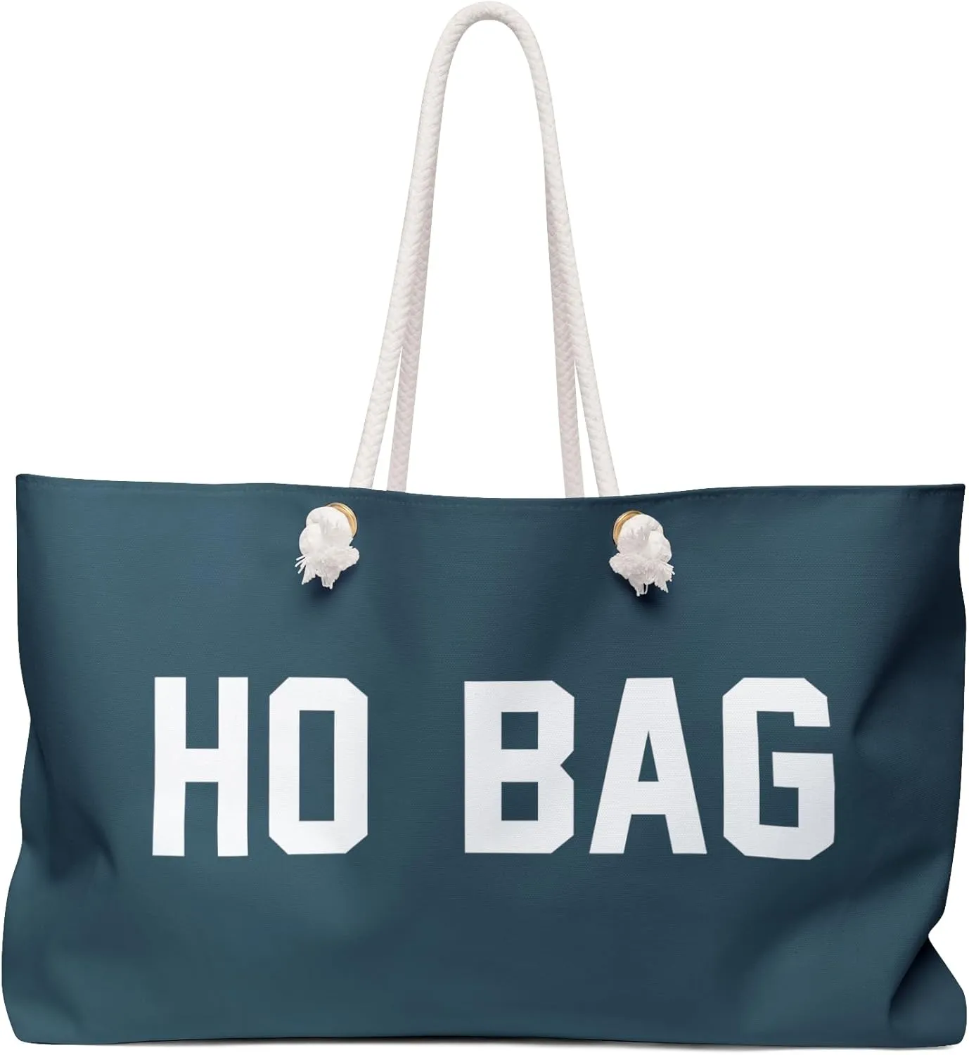Ho Bag Rope Handle Weekender Tote - Funny Weekend Shoulder Totes - Canvas Overnight Bags Reusable Grocery Market Sex Toy Sack