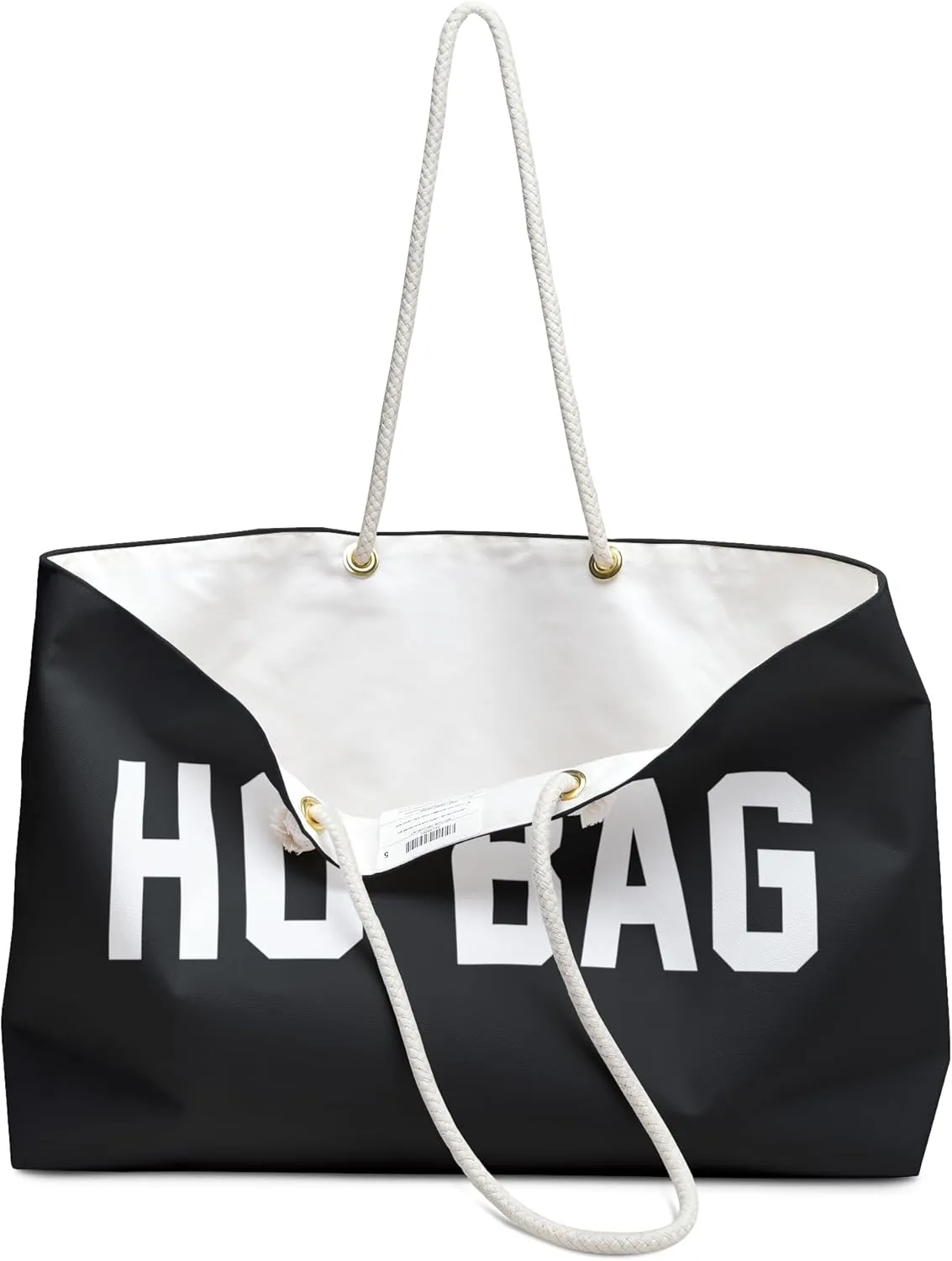 Ho Bag Rope Handle Weekender Tote - Funny Weekend Shoulder Totes - Canvas Overnight Bags Reusable Grocery Market Sex Toy Sack