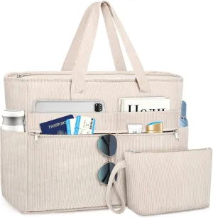HUANLANG Extra Large Beach Bag Waterproof Beach Totes Bags for Women Men,Pool Bag with Zipper Wet Pocket