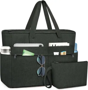 HUANLANG Extra Large Beach Bag Waterproof Beach Totes Bags for Women Men,Pool Bag with Zipper Wet Pocket