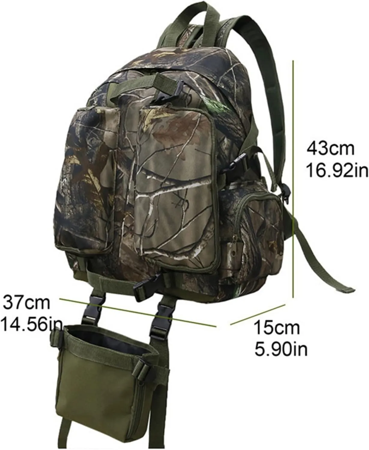 Hunting Backpacks Camouflage Backpack Camping Gas Backpack Hunting Backpack(B)