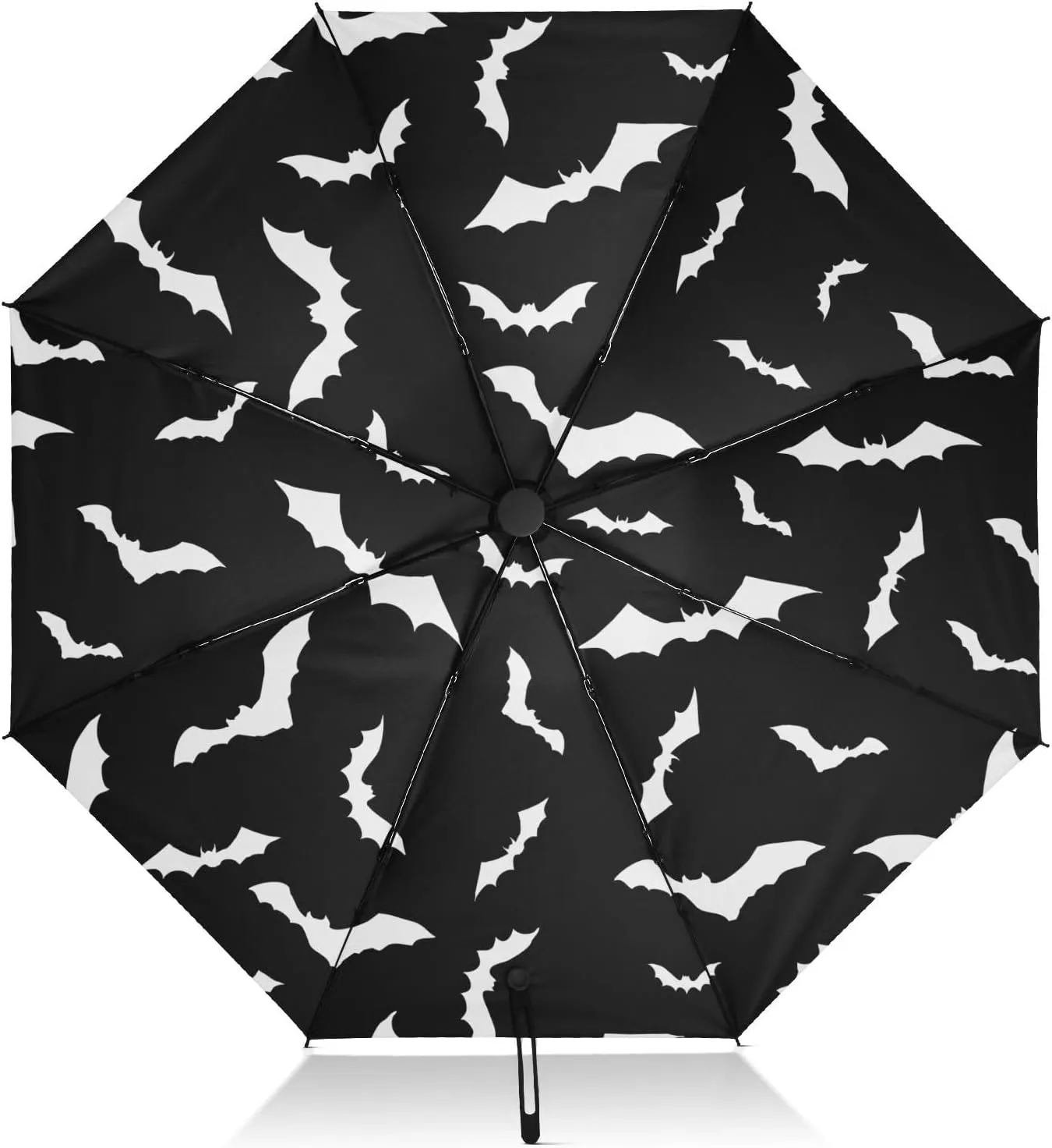 Inverted Umbrella, Windproof UV Protection Sun RainAutomatic Umbrella Compact Umbrella Reverse Umbrella for Women Men, Travel Folding Umbrella with Cover Bag