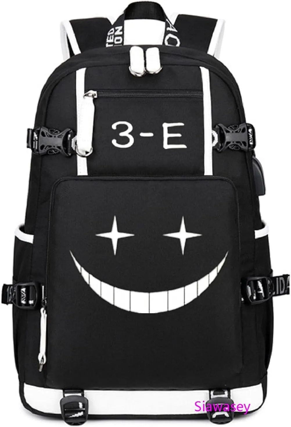 ISaikoy Anime Assassination Classroom Backpack Satchel Bookbag Daypack School Bag Shoulder Bag Style2