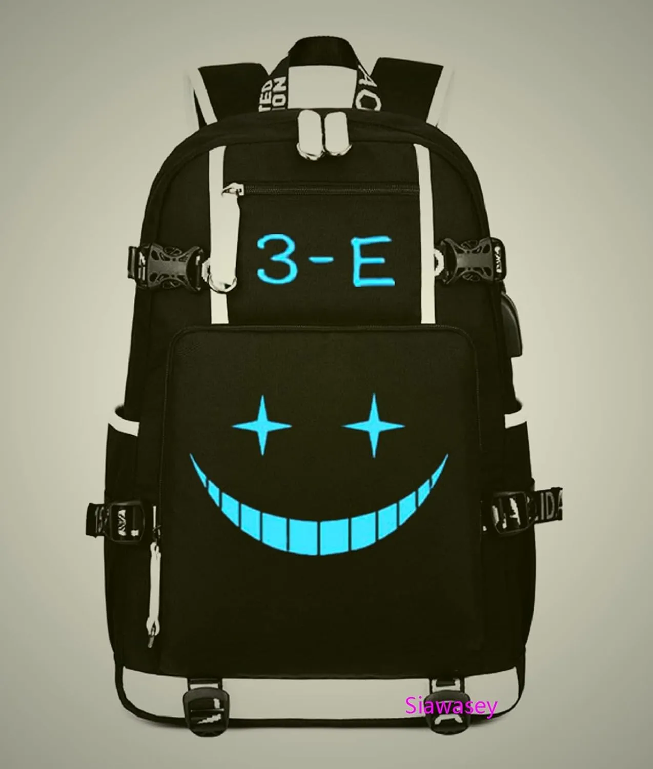 ISaikoy Anime Assassination Classroom Backpack Satchel Bookbag Daypack School Bag Shoulder Bag Style2
