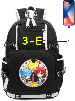 ISaikoy Anime Assassination Classroom Backpack Shoulder Bag Bookbag Daypack School Bag 5