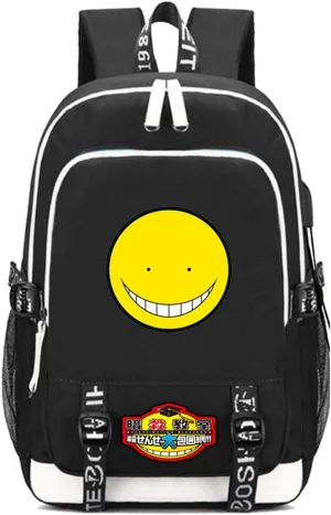 ISaikoy Anime Assassination Classroom Backpack Shoulder Bag Bookbag Student Satchel School Bag Daypack Color 1