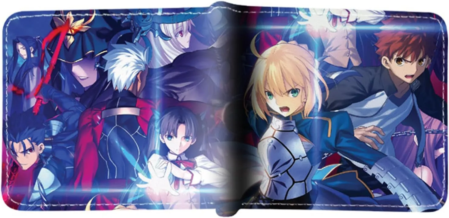 ISaikoy Anime Fate Grand Order Wallet Bifold Credit Card Case Passport ID Card Holder 1