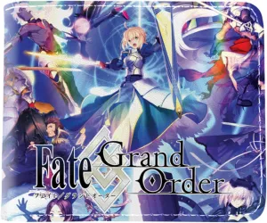 ISaikoy Anime Fate Grand Order Wallet Bifold Credit Card Case Passport ID Card Holder 5