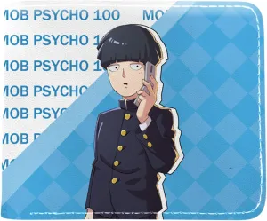 ISaikoy Anime Mob Psycho 100 Wallet Bifold Credit Card Case Passport ID Card Holder 12