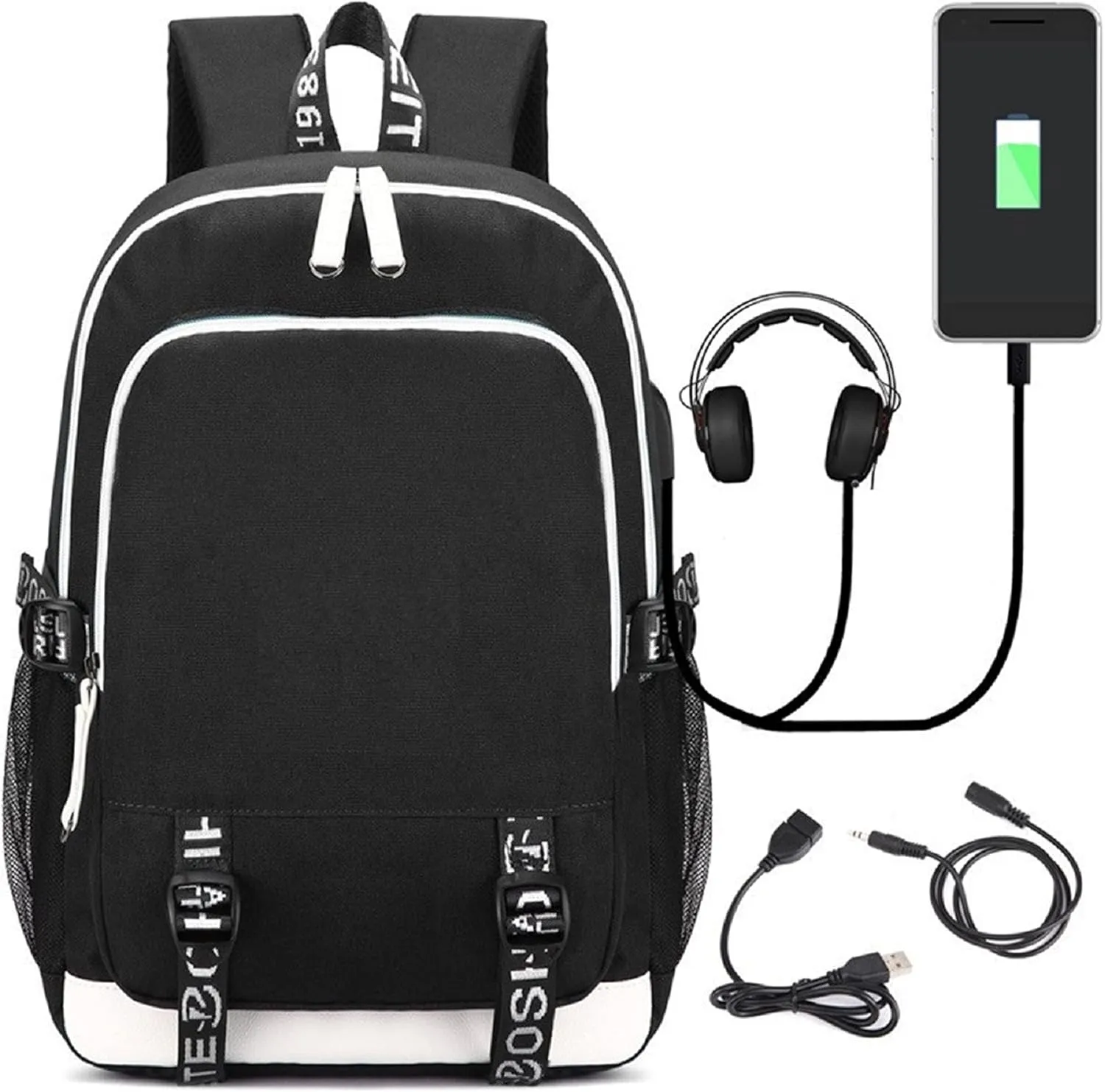 ISaikoy Anime Rimuru Tempest Backpack Shoulder Bag Bookbag Daypack School Bag E5
