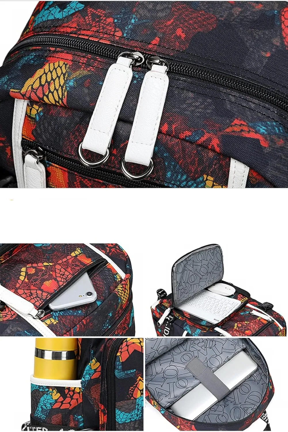 ISaikoy Anime The Disastrous Life Of Saiki K Backpack Shoulder Bag Bookbag Daypack School Bag 4