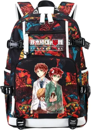 ISaikoy Anime The Disastrous Life Of Saiki K Backpack Shoulder Bag Bookbag Daypack School Bag 9