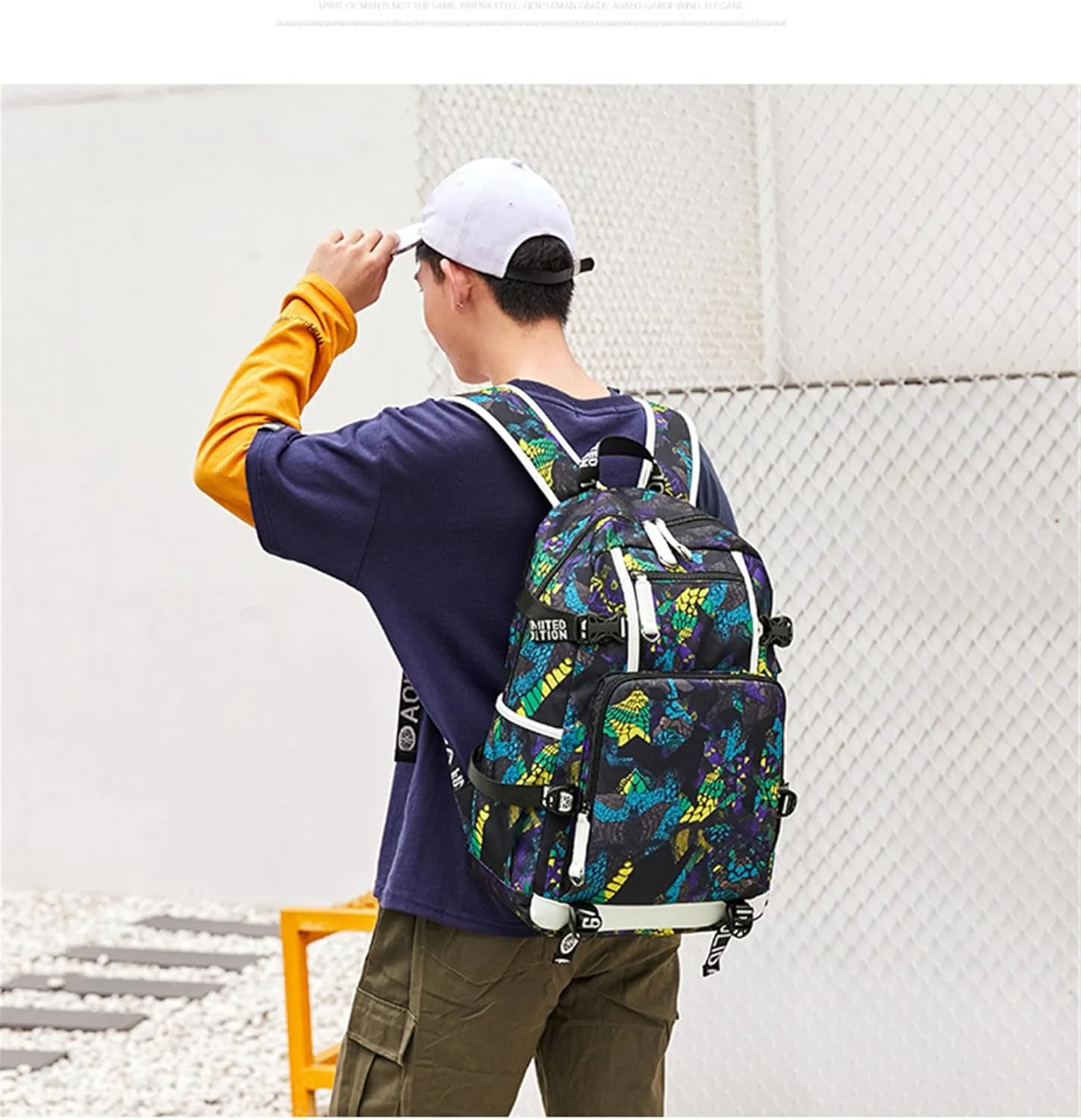 ISaikoy Game Plants vs. Zombies Backpack Shoulder Bag Bookbag School Bag Daypack Satchel Laptop Bag Color Blue10
