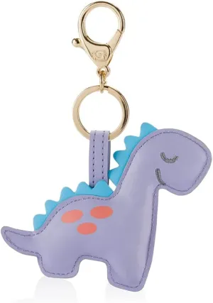 Itzy Ritzy Puffy Diaper Bag Charm – Vegan Leather Keychain Accessory with Hinged Clasp – Stylish Charm for Purses, Totes & Backpacks