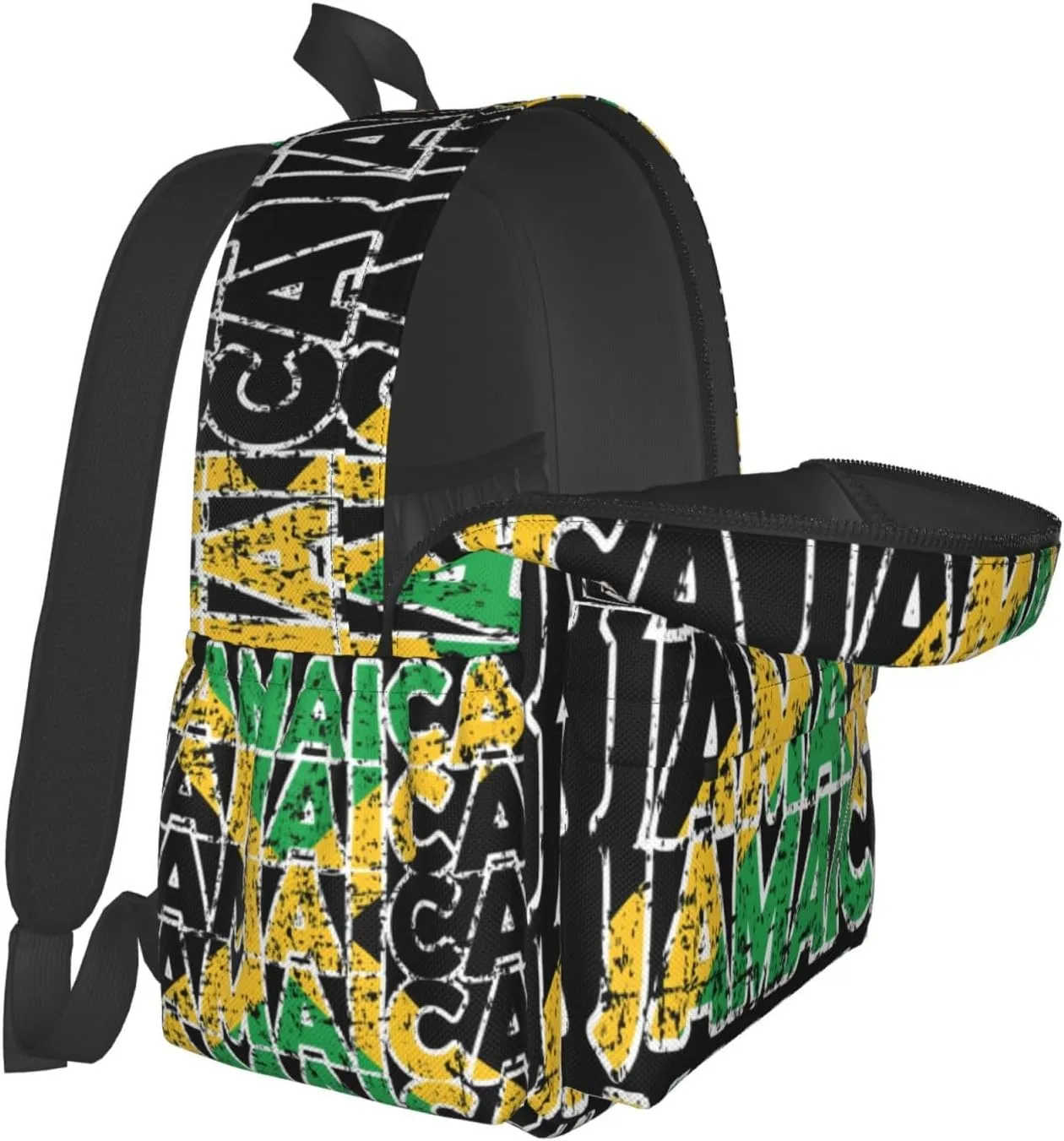 Jamaican Roots Jamaica Flag Laptop Backpack Work Travel Backpacks Business Rucksack Casual Outdoor Daypack with Adjustable Strap Bags for Sports Office Gym Hiking
