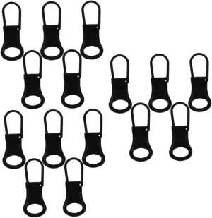 jojofuny 1set Zipper Pulls Replacement Tabs for Clothing Detachable Zipper Handles for Backpacks Coats Boots and More for Quick Installation 5pcs