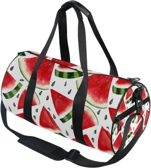 Juicy Watermelon Gym Duffle Bag Women Men Sports Fitness Bag for Travel Workout Gymnastics Dance Ballet