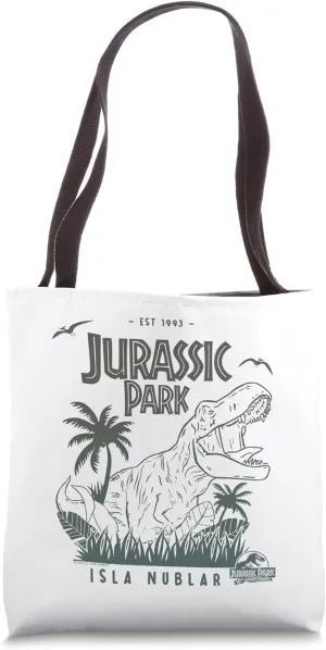 Jurassic Park 30th Anniversary Isla Nublar T-Rex Tote Bag